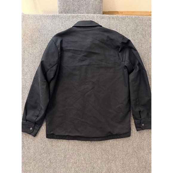 Dickies Skateboarding Mens Lined Shirt Jacket Size M Black Chore Coat Workwear - Picture 8 of 9